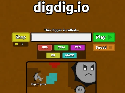 Download digdig.io : Dig, Kill & Big android on PC